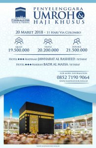 Umroh Sunnah Pekanbaru Maret 2018